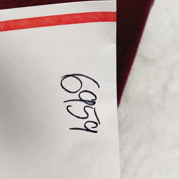 NWT Vince Wool Cashmere Sweater Dress V-neck Plum Purple Midweight Knit P6959 - Picture 8 of 8